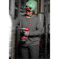 GRIDIRON Long Sleeve Pocket T-Shirt, Women's, X-Small, Blue Quali-T-Solutions