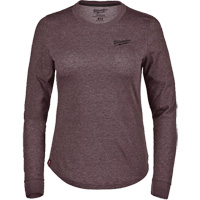 FREEFLEX Long-Sleeve Hybrid T-Shirt, Women's, X-Small, Purple Quali-T-Solutions