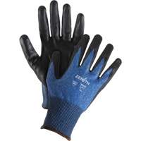 Gants l&eacute;gers et haute dext&eacute;rit&eacute; r&eacute;sistants &agrave; la coupe, Taille 10, Calibre 18, Rev&ecirc;tement Mousse de nitrile, Enveloppe en Acier inoxydable/PEHP/Tungst&egrave;ne, ASTM ANSI niveau A9 Quali-T-Solutions