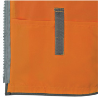 Pioneer Mesh Back Zip Front Surveyor Safety Vest, High Visibility Orange, Small, Polyester Quali-T-Solutions