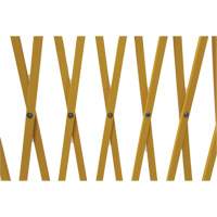 Barri&egrave;re extensible, 84" h x 20' lo, Jaune Quali-T-Solutions