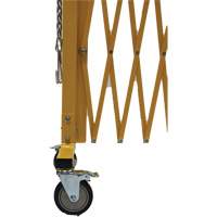 Barri&egrave;re extensible, 84" h x 20' lo, Jaune Quali-T-Solutions