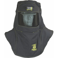 TCG Arc Flash Hood, Black, 40 cal/cm², ANSI Z87.1/ASTM F1506/ASTM F1959/ASTM F2178/Meets/Exceeds CSA Z462/NFPA 70E, 4 Arc Flash PPE Category Level Quali-T-Solutions