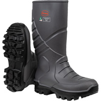 Bottes de s&eacute;curit&eacute; int&eacute;grales Boss avec semelle interm&eacute;diaire et prot&egrave;ge-m&eacute;tatarse interne, Polyur&eacute;thane thermique, Embout Acier, Semelle R&eacute;sistant aux perforations, Pointure 6 Quali-T-Solutions