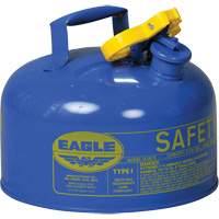 Safety Can for Kerosene, Type I, Galvanized Steel, 2 US gal., Blue, FM Approved/UL/ULC Listed Quali-T-Solutions
