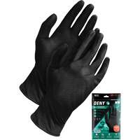 Gants jetables Deny, Petit, Nitrile, 6 mils, Sans poudre, Noir Quali-T-Solutions