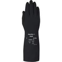 AlphaTec 38001PP Medium Duty Chemical-Resistant Gloves, Size 7, 14" L, Butyl Rubber, 14-mil Quali-T-Solutions