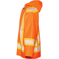 R804 Hurricane Rain Jacket, Small, High Visibility Orange Quali-T-Solutions