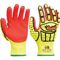Cut and Impact-Resistant Gloves, Small, Synthetic Palm, Knit Wrist Cuff Quali-T-Solutions
