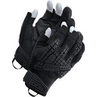 X-Site&reg; Impact Trigger Finger Gloves, Suede Palm, Size X-Small Quali-T-Solutions