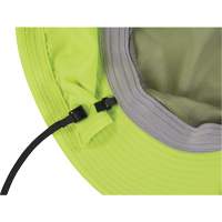 Chapeau de garde forestier 8934 Chill-Its avec prot&egrave;ge-nuque, petit/moyen, Lime haute visibilit&eacute; Quali-T-Solutions