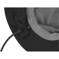 Chapeau de garde forestier 8934 Chill-Its avec prot&egrave;ge-nuque, petit/moyen, Noir Quali-T-Solutions