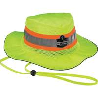 Chapeau de soleil de garde forestier de refroidissement en microfibre Chill-Its 8935MF , petite/moyenne, Lime haute visibilit&eacute; Quali-T-Solutions