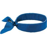 Bandeau de refroidissement Chill-Its 6702 avec polym&egrave;res int&eacute;gr&eacute;s et fermeture &agrave; nouer, Bleu Quali-T-Solutions