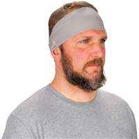Bandeau de refroidissement en tricot haute performance Chill-Its 6634, Gris Quali-T-Solutions