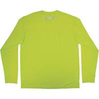 Chill-Its 6689 Cooling Long Sleeve Sun Shirt with UV Protection, High-Visibility Lime-Yellow, Small Quali-T-Solutions