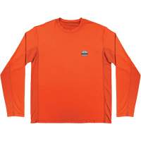 Chill-Its 6689 Cooling Long Sleeve Sun Shirt with UV Protection, Orange, Small Quali-T-Solutions