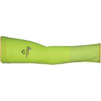 Max Cut Resistant Sleeves - Small, TenActiv, 12", ASTM ANSI Level A9, High Visibility Lime Quali-T-Solutions