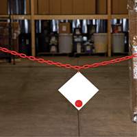 Chaîne de barri&egrave;re en plastique, Vert Quali-T-Solutions