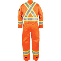Combinaison ignifuge haute visibilit&eacute;, Taille Petit, Orange Quali-T-Solutions