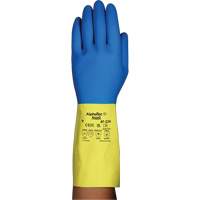 Alphatec&reg; 87-224 Chemical-Resistant Gloves, Size 10, 12.8" L, Neoprene/Rubber Latex, Cotton/Flock-Lined Inner Lining, 26.8-mil Quali-T-Solutions