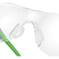 Adapt Lite Grey/Green Safety Glasses, Clear Lens, Anti-Fog/Anti-Scratch, ANSI Z87+/Meets/Exceeds CSA Z94.3 Quali-T-Solutions