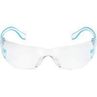 Adapt Lite Blue/White Safety Glasses, Clear Lens, Anti-Fog/Anti-Scratch, ANSI Z87+/Meets/Exceeds CSA Z94.3 Quali-T-Solutions