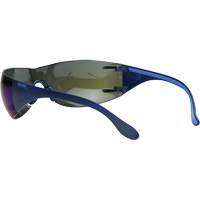 Adapt Lite Safety Glasses, Blue Mirror Lens, Anti-Fog/Anti-Scratch, ANSI Z87+/Meets/Exceeds CSA Z94.3 Quali-T-Solutions