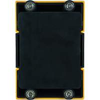 HAZLOK Safety Barrier System, Plastic, Magnetic Mount, 30', Black and Yellow Tape Quali-T-Solutions