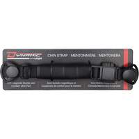 Sangle mentonni&egrave;re &agrave; 4 points Dyna-Clic avec attache magn&eacute;tique et coussinet mentonnier Quali-T-Solutions