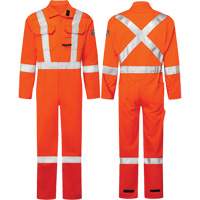 Avenger 7 oz. Coveralls, Size 36, High-Visibility Orange Quali-T-Solutions