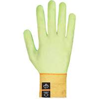 Gants ultra-fins haute visibilit&eacute; r&eacute;sistants &agrave; la coupe Dexterity Max, Taille 5, Rev&ecirc;tement Mousse de nitrile, Enveloppe en TenActiv, ASTM ANSI niveau A6 Quali-T-Solutions