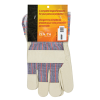 Abrasion-Resistant Comfort Fitters Glove, Large, Grain Pigskin Palm, Cotton Inner Lining Quali-T-Solutions
