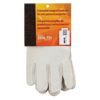 Gants de conducteur doubl&eacute;s pour l'hiver, T-Grand, Paume en Cuir fleur de vache, Molleton Quali-T-Solutions