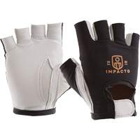 Anti-Impact Right-Hand Glove, Small, Goatskin/Split Leather Palm, Hook & Loop Cuff Quali-T-Solutions