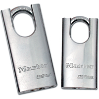Shrouded Padlock, Keyed Different, Hardened Steel, 1-3/4" Width Quali-T-Solutions