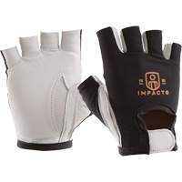 Anti-Impact Left-Hand Glove, X-Small, Goatskin/Split Leather Palm, Hook & Loop Cuff Quali-T-Solutions