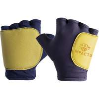 Palm and Side Impact Glove Liner-Right, X-Small, Grain Leather Palm, Slip-On Cuff Quali-T-Solutions