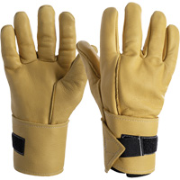 Vibration Protective Air Glove&reg;, Size X-Small, Grain Leather Palm Quali-T-Solutions