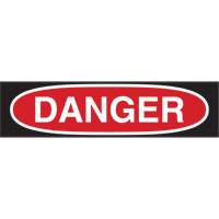 Enseigne Danger, 7" x 10", Polystyr&egrave;ne, Anglais Quali-T-Solutions