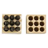 Number Steel Stamp Punch Set, # 4/6/3/2/1/8/9/7/5, 1/4" Quali-T-Solutions
