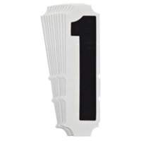Quick-Align&reg; Individual Gothic Number and Letter Labels, 1, 4" H, Black Quali-T-Solutions