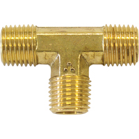 Male Pipe Tee, Brass, 1/2" Quali-T-Solutions