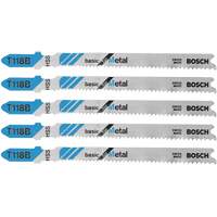 Jig Saw Blades Basic for Metal, High Speed Steel, T-Shank, 3-5/8" L Quali-T-Solutions