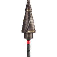 #8 Shockwave Impact Duty Step Drill Bit, 1/2" - 1" , 1/16" Increments, Titanium Quali-T-Solutions