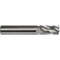 Fraise embout S134, 1/8" dia., 1-1/2" lo, 4 cannelures, 1/8" tige, Carbure Quali-T-Solutions