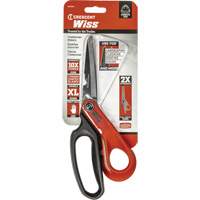 Heavy-Duty Titanium Coated Tradesman Shears, 10", Rings Handle Quali-T-Solutions