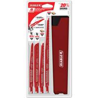 Nail-Embedded Wood & Metal Cutting/Demo Reciprocating Saw Blade Set Quali-T-Solutions