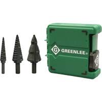 Step Bit Set, 1/8"/3/16" - 1/2"/7/8"/1-1/8"  Quali-T-Solutions