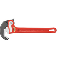 RapidGrip Pipe Wrench, 1" Jaw Capacity, 10" Long Quali-T-Solutions
